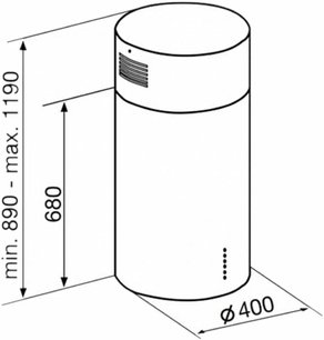 Вытяжка Кертинг KHA 4970 X Cylinder фото 4 в Екатеринбурге Вытяжка Korting KHA 4970 X Cylinder фото 4 в Екатеринбурге