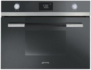 Компактный духовой шкаф с СВЧ Smeg SF4120MCN фото в Екатеринбурге