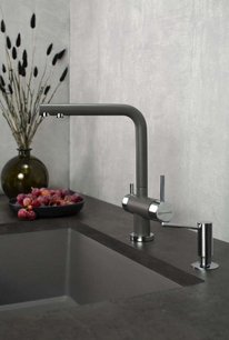 Комплект смесителя Omoikiri NAGANO-C + PURE DROP LITE фото 3