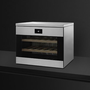 Холодильный шкаф для вина Smeg CVF318XS фото 3 в Екатеринбурге