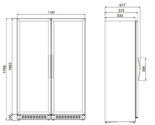 Винный шкаф Dometic C125G Double WineBar фото 2 в Екатеринбурге