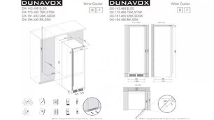 Винный шкаф Dunavox DX-143.468SS фото 3 в Екатеринбурге