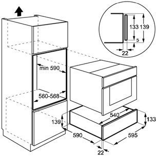 Встраиваемый вакуумный упаковщик De Dietrich DWD4820W фото 3 в Екатеринбурге