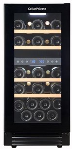 Встраиваемый под столешницу винный шкаф Селлар Приват CP027-2TBH фото 3 в Екатеринбурге Встраиваемый под столешницу винный шкаф CellarPrivate CP027-2TBH фото 3 в Екатеринбурге
