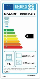 Встраиваемый духовой шкаф Brandt BOH7534LX фото 4 в Екатеринбурге
