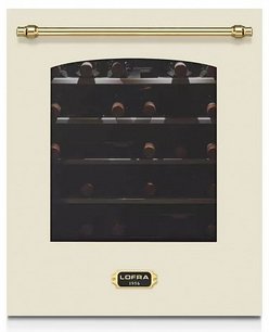 Встраиваемый винный шкаф Lofra ZBRBI36T BRASS две зоны фото в Екатеринбурге