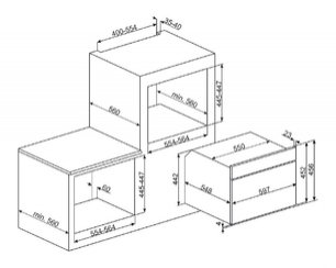 Встраиваемая микроволновая печь Smeg SF4800MPO фото 3 в Екатеринбурге
