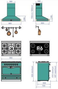 Варочный центр La Cornue Albertine 90 R1 фото 4 в Екатеринбурге