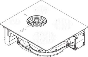 Индукционная варочная панель со встроенной вытяжкой BORA PURSA2R фото 2 в Екатеринбурге
