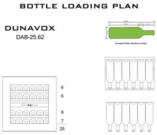 Винный шкаф Dunavox DAB-25.62DOP.TO фото 2 в Екатеринбурге