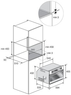 Встраиваемая микроволновая печь Fulgor Milano FCMO 4507 TM WH фото 4 в Екатеринбурге