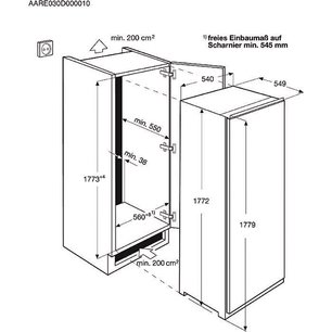 Холодильник Electrolux ERN 93213 AW фото 2 в Екатеринбурге