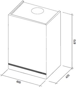 Вытяжка Фалмек Vision 60 ix (800) ECP без TV фото 3 в Екатеринбурге Вытяжка Falmec Vision 60 ix (800) ECP без TV фото 3 в Екатеринбурге