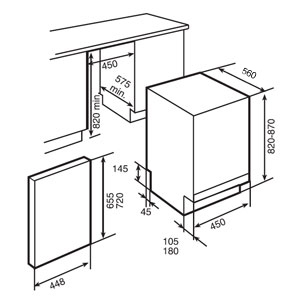 Посудомоечная машина Teka DW7 41 FI фото 3 в Екатеринбурге