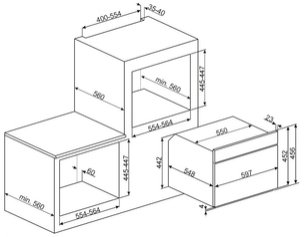 Компактный многофункциональный духовой шкаф Smeg SF4120MC фото 2 в Екатеринбурге