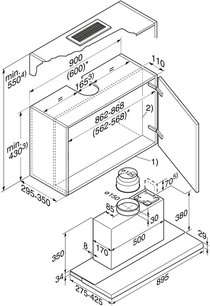 Вытяжка Miele DA 3490 фото 2 в Екатеринбурге