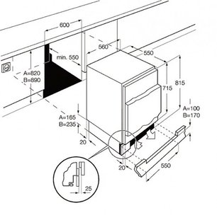 Встраиваемый холодильник Smeg U8C082DF фото 4 в Екатеринбурге