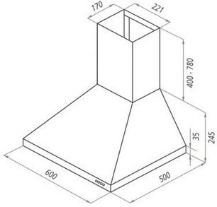 Кухонная вытяжка MAUNFELD Retro Light 60 бежевый фото 2 в Екатеринбурге Кухонная вытяжка MAUNFELD Retro Light 60 бежевый фото 2 в Екатеринбурге