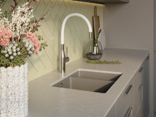 Смеситель Omoikiri YATOMI 2 PLUS BN-WH фото 4