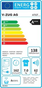 Сушильная машина V-ZUG AdoraDry V6000 AT6TWHW re фото 4 в Екатеринбурге