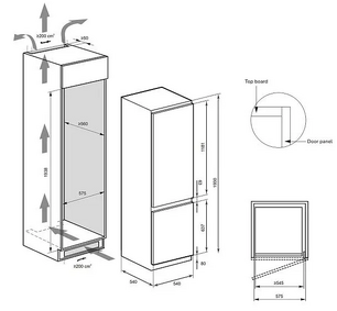 Встраиваемый холодильник Kaiser EKK 60193 фото 4 в Екатеринбурге