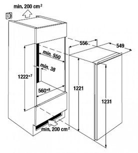 Встраиваемый холодильник Kuppersbusch IKEF 2480-1 фото 2 в Екатеринбурге