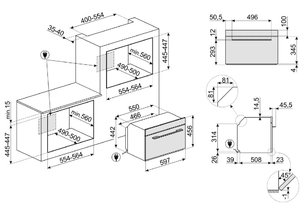 Духовой шкаф Smeg SF4104WMCN фото 4 в Екатеринбурге