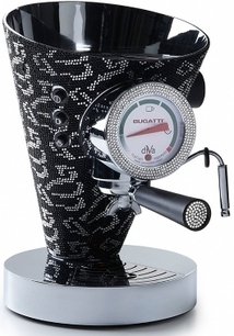 Кофеварка Bugatti DIVA 14431 Silver Black Swarovski фото в Екатеринбурге