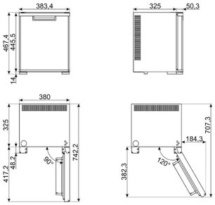 Минибар Smeg MTE30 фото 4 в Екатеринбурге