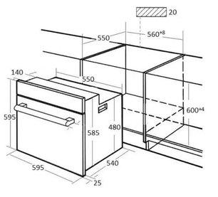 Духовой шкаф Kuppersberg HFZ 690 B фото 2 в Екатеринбурге