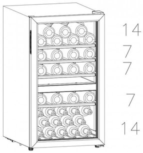 Винный шкаф La Sommeliere ECS50.2Z фото 2 в Екатеринбурге