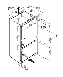 Холодильник Либхер CNPesf 3913 Comfort NoFrost фото 4 в Екатеринбурге Холодильник Liebherr CNPesf 3913 Comfort NoFrost фото 4 в Екатеринбурге