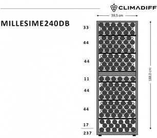 Винный шкаф CLIMADIFF MILLESIME240D фото 4 в Екатеринбурге Винный шкаф CLIMADIFF MILLESIME240D фото 4 в Екатеринбурге
