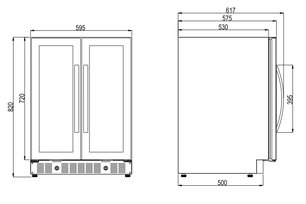 Винный шкаф Dometic E40FGD Elegance фото 3 в Екатеринбурге