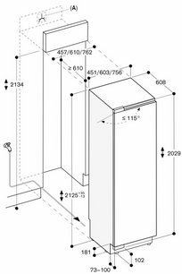 Встраиваемая морозильная камера Gaggenau RF411306 фото 2 в Екатеринбурге