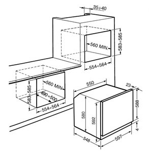 Духовой шкаф Smeg SFP140N фото 2 в Екатеринбурге