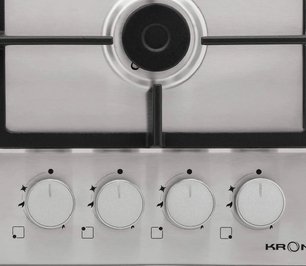 Газовая варочная панель KRONA NEBEL 60 IX W фото 3 в Екатеринбурге