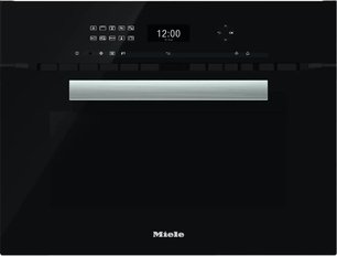 Компактный духовой шкаф с СВЧ Miele H6401BM OBSW черный обсидиан фото в Екатеринбурге