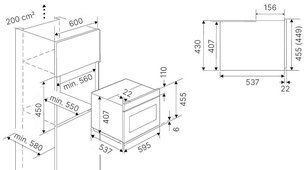 Компактный духовой шкаф Kuppersbusch CBP 6332.0 S2 Black Chrome фото 4 в Екатеринбурге