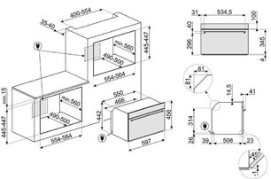 Микроволновая печь Smeg SF4390MX фото 2 в Екатеринбурге