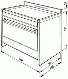 Варочный центр Смег CS19ID-7 фото 2 в Екатеринбурге Варочный центр Smeg CS19ID-7 фото 2 в Екатеринбурге
