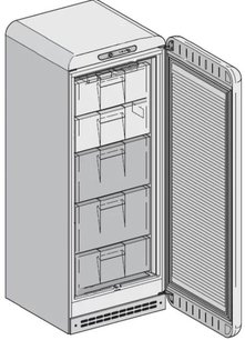Холодильник Smeg CVB20RNE фото 3 в Екатеринбурге