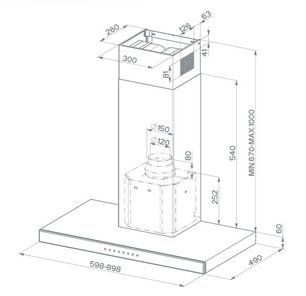 Вытяжка Фабер Stilux EG8 X A60 Logic фото 2 в Екатеринбурге Вытяжка Faber Stilux EG8 X A60 Logic фото 2 в Екатеринбурге