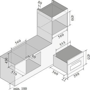 Духовой шкаф Ilve 645GHSW1/BK фото 2 в Екатеринбурге