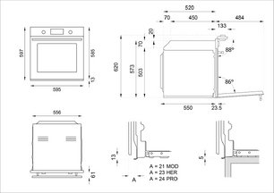 Духовой шкаф Bertazzoni FMOD6115ELB1 фото 4 в Екатеринбурге