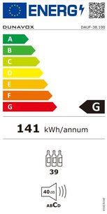 Винный шкаф Dunavox DAUF-38.100DSS фото 3 в Екатеринбурге