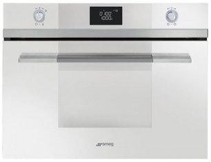 Компактный духовой шкаф с СВЧ Smeg SF4120MCB фото в Екатеринбурге