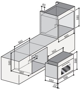 Духовой шкаф Ilve 600-CMP WH фото 3 в Екатеринбурге