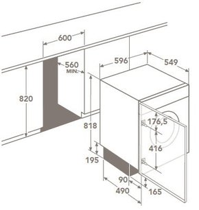 Стирально-сушильная машина AEG L12843VIT фото 2 в Екатеринбурге