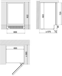 Встраиваемый винный шкаф Pando PVMBP 60-45CRR фото 4 в Екатеринбурге